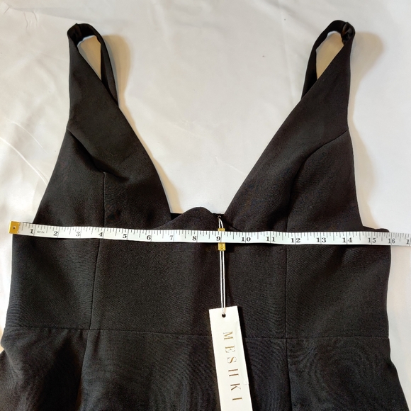 Meshki NWT Women Black Lillian Gown Dress - Picture 5 of 12